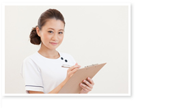 専門の女性スタッフ