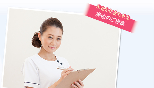 あなたに合わせた施術をご提案