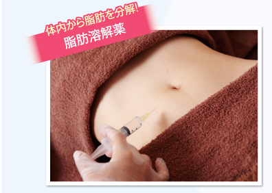 体内から脂肪を分解！脂肪溶解薬